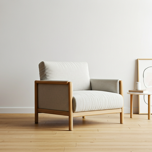 Close-up of luxury furniture and premium materials for curation and finish